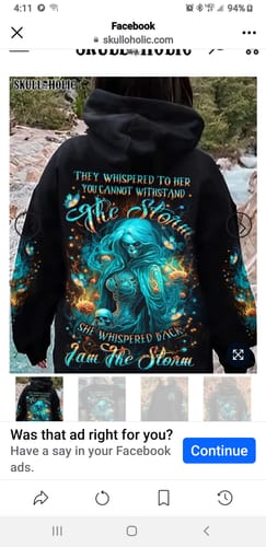Customer photo review of I AM THE STORM ALL OVER PRINT - YHLT2712231