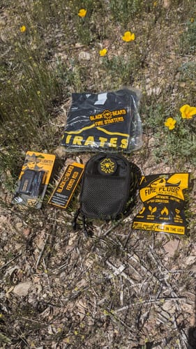 Customer photo review of Black Beard Fire Plugs - Fire Starter Kit