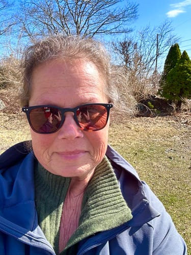 Customer photo review of HARPER SUN TINTED READERS