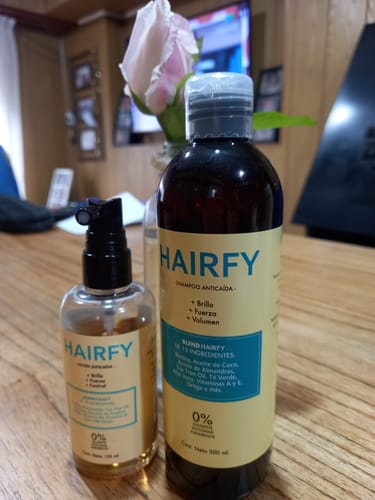 Customer photo review of Shampoo Anticaída Hairfy