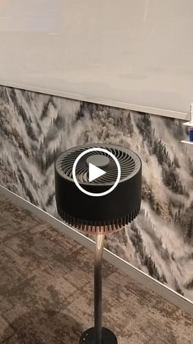 Customer video review of NUUK HALO | 3D Air Circulation Fan with Mood Lamp