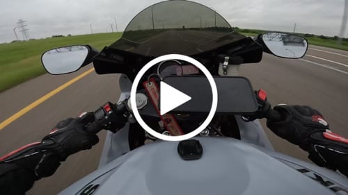 Customer video review of Bell Race Star Flex Camera Mount