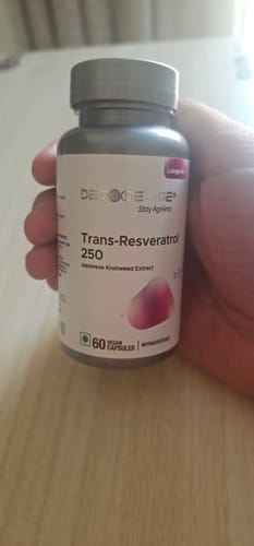 Customer photo review of Trans Resveratrol 99.5% Pure - 250mg, 60 Veg Capsules