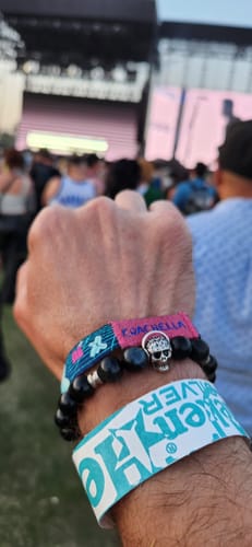 Customer photo review of THE ROCKER - OFFICIAL ROCK FEST BRACELET 2023