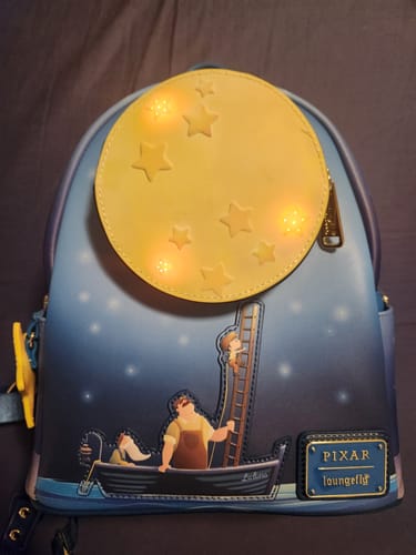 Customer photo review of Loungefly Pixar La Luna Glow Mini Backpack - Preorder