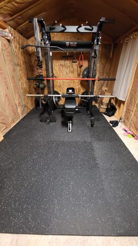 Customer photo review of Major Fitness F22 All-In-One Home Gym Power Rack