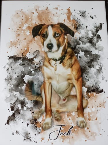undefined review of Your Pet as Watercolor Portrait image 1 out of 1