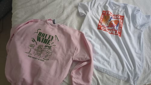 Customer photo review of Natty Wine Sweatshirt