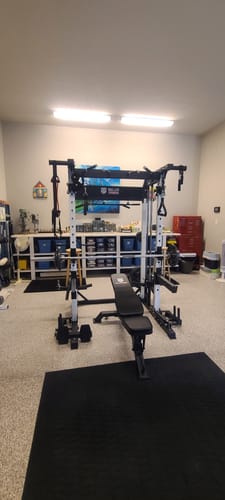 Customer photo review of Major Fitness F22 All-In-One Home Gym Power Rack