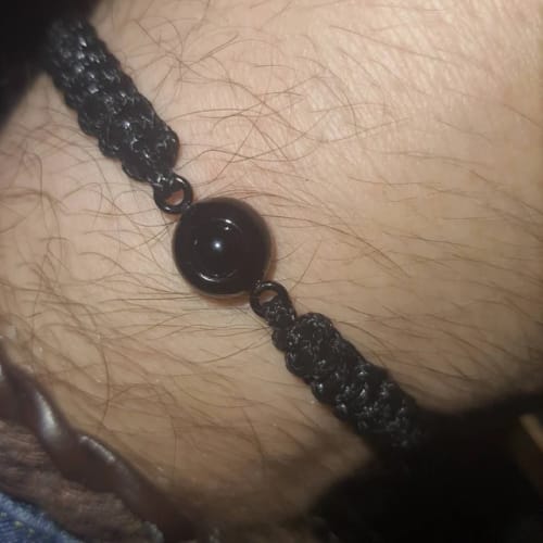 Customer photo review of Custom Photo Bracelet