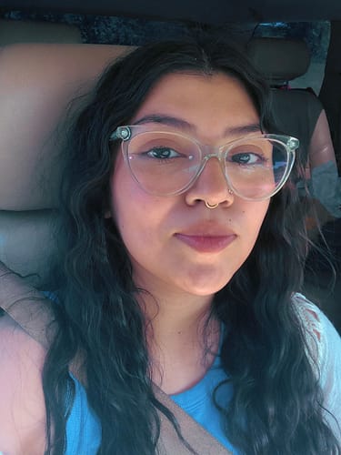 Customer photo review of Hinged Clicker Segment Ring Daith, Conch, Nose, Septum