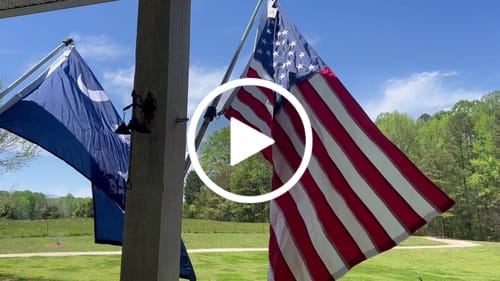 Customer video review of Heavy Duty American Flag - Outdoor Nylon - Made In USA