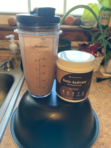 Customer photo review of Keto Activate Dark Chocolate Truffle
