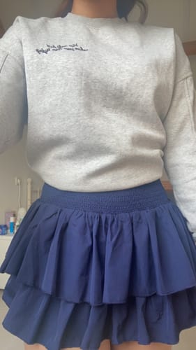 Customer photo review of BASIC MINI SKORT NAVY