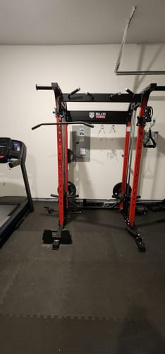 Customer photo review of Major Fitness F22 All-In-One Home Gym Power Rack