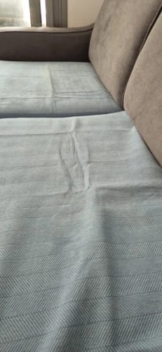 Customer photo review of Fine - Rutschfester Sofabezug L Form