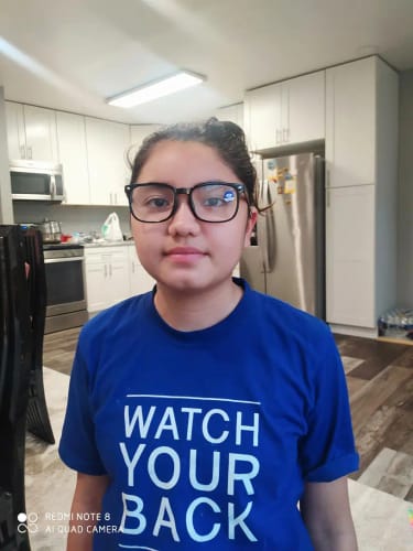 Customer photo review of EagleEye™ Multifocal Blue Light Glasses