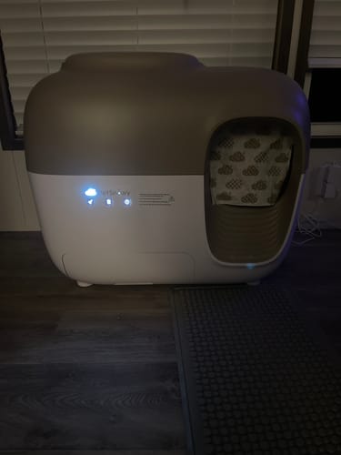Customer photo review of Self-Cleaning Litter Box