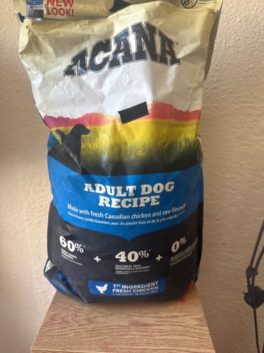 Customer photo review of Acana Adult Dog Food