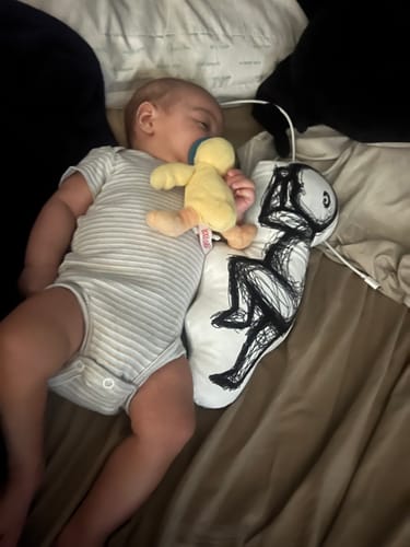 Customer photo review of Birth Pillow Scribble One