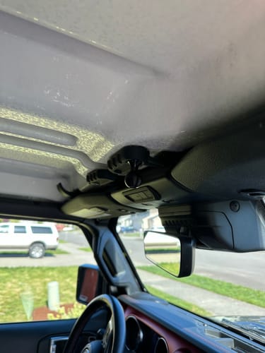 Customer photo review of Gladiator JT Freedom Panel Ball Mount