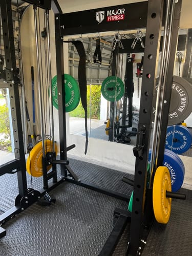 Customer photo review of Major Fitness F22 All-In-One Home Gym Power Rack