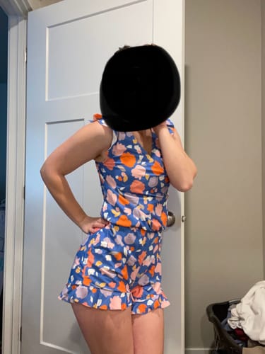 Customer photo review of ginger swim romper