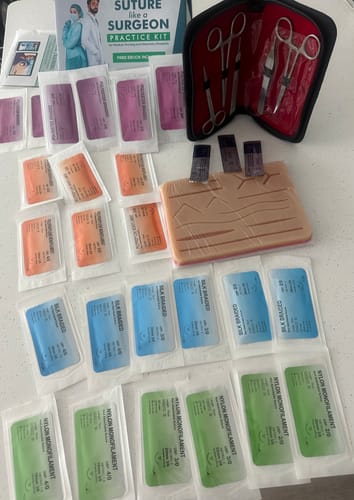 Customer photo review of Suture Practice Kit