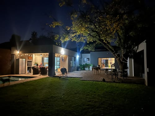 Customer photo review of Litehouse Solar LED Mini Outdoor Bulb String Lights - Classic Bulb - 5V - Black String