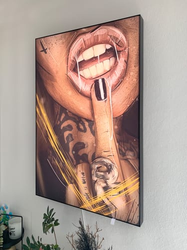 Customer photo review of Canvalight® Leuchtbild | Eigenes Motiv | Hochformat