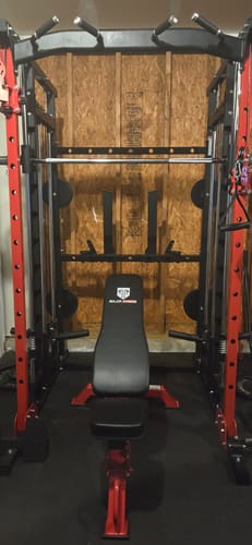 Customer photo review of Major Fitness SML07 All-In-One Home Gym Smith Machine