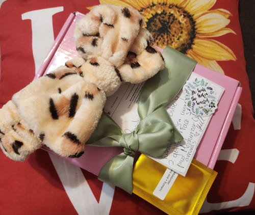 Customer photo review of Luxury Skincare Box