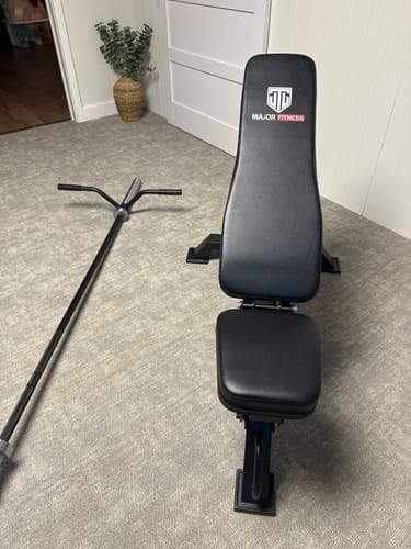 Customer photo review of Major Fitness Adjustable Bench | 1300Lbs Capacity Weight Bench PLT01