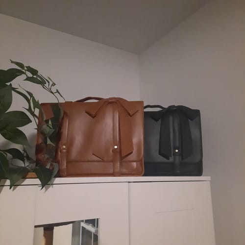 Customer photo review of Summer Garden Romance Bow Briefcase