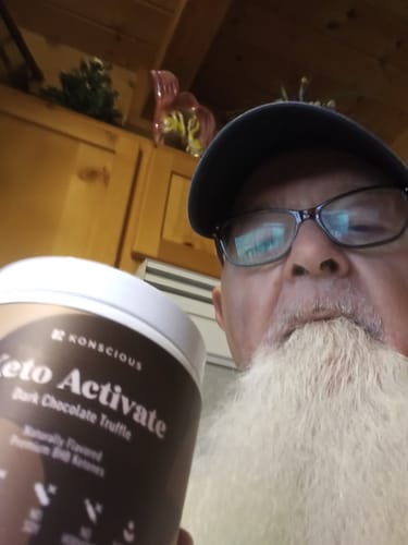 Customer photo review of Keto Activate Dark Chocolate Truffle