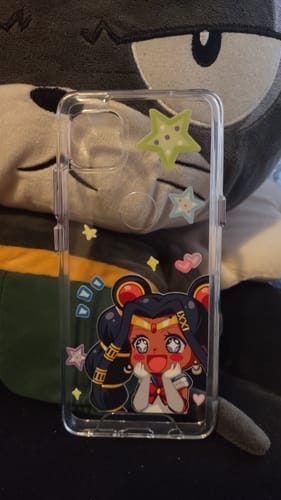 Customer photo review of Black Moon Phone Sticker