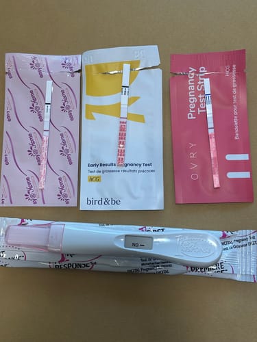 Customer photo review of Pregnancy Test Strips (Ultra-Sensitive)