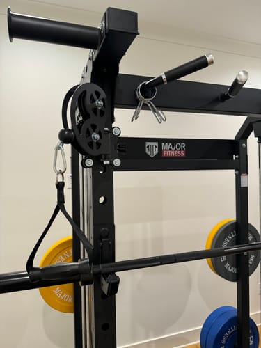 Customer photo review of Major Fitness F22 All-In-One Home Gym Power Rack