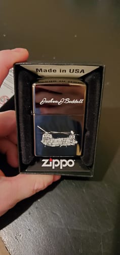 Customer photo review of Classic Lighter | Black Ice