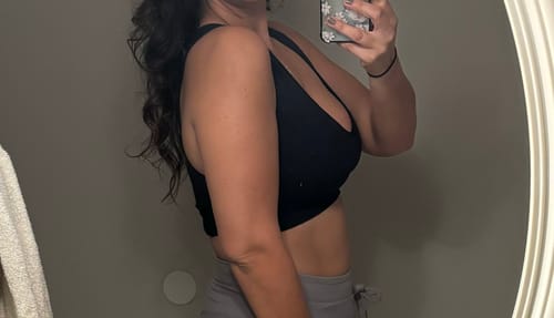 Customer photo review of AlignMe™ Pullover Posture Sports Bra For Women