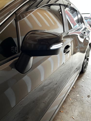 Customer photo review of 2015-21 WRX/STI Sequential LED Mirror Corner Lights