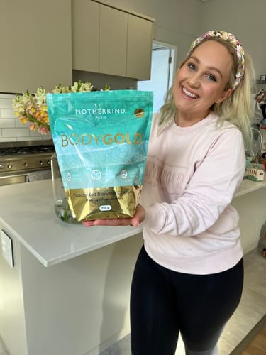 Customer photo review of BodyGold Collagen Peptides - Bigger 750g Pack