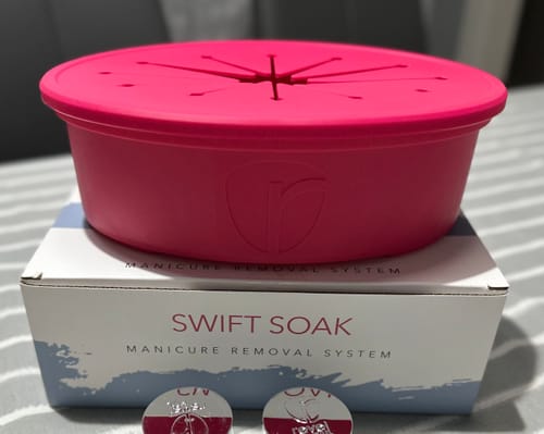 Customer photo review of Swift Soak Bowl | Manicure Removal System (For International Customers Only)