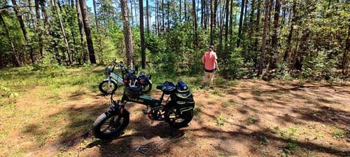 Customer photo review of I7 Pro Folding Full Suspension Electric Bike