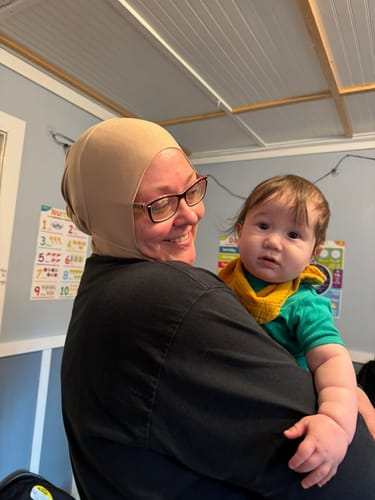 Customer photo review of Bamboo Ninja Tie Back Undercap - Nude Brown