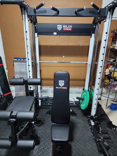 Customer photo review of MAJOR FITNESS All-In-One Home Gym Power Rack Package Raptor F22
