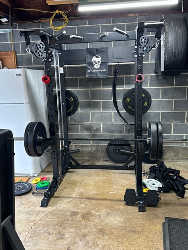 Customer photo review of Major Fitness F22 All-In-One Home Gym Power Rack