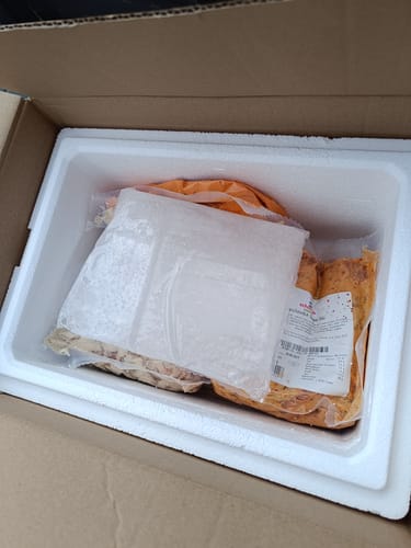 Customer photo review of Schweine-Schaschlik Chili 1kg