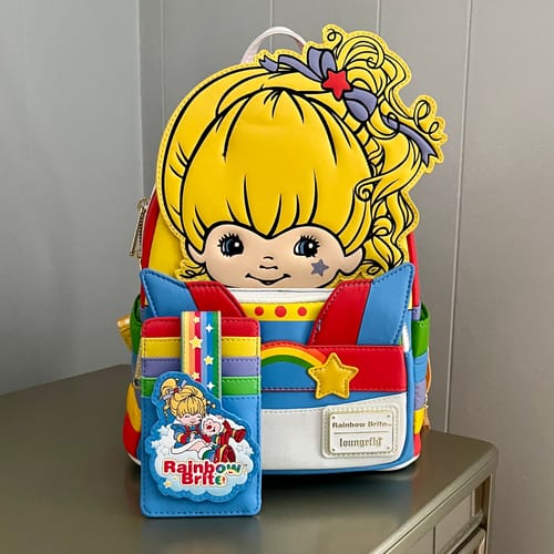 Customer photo review of Loungefly Hallmark Rainbow Brite Cosplay Mini Backpack - Preorder