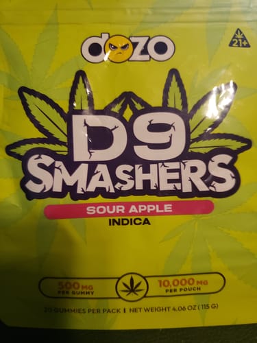 Customer photo review of D9 Smasher | Sour Apple (Indica)